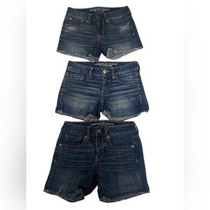 American Eagle Outfitters Dark Blue Jean Shorts